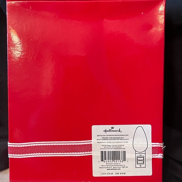 Hallmark Serving Dish with Lighted Spreader - Picture 2 of 2